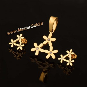 نیم ست گل پنج پر