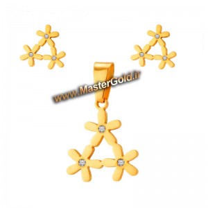 نیم ست گل پنج پر