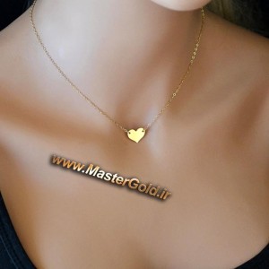 گردنبند قلب ساده