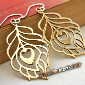 گوشواره پر طاووس