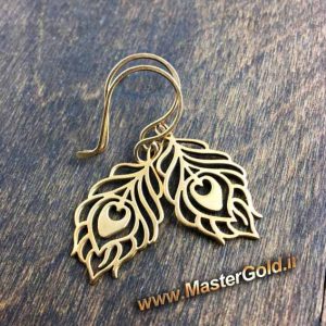 گوشواره پر طاووس