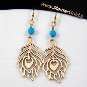 گوشواره پر طاووس