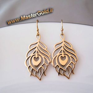 گوشواره پر طاووس