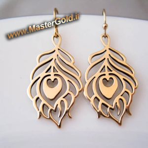 گوشواره پر طاووس