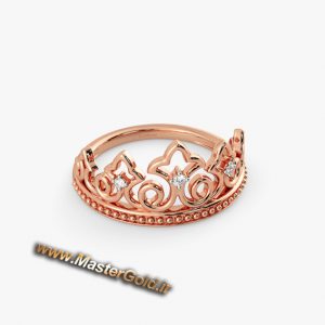 حلقه جواهر نیم تاج