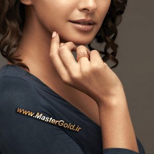 حلقه جواهر نیم تاج